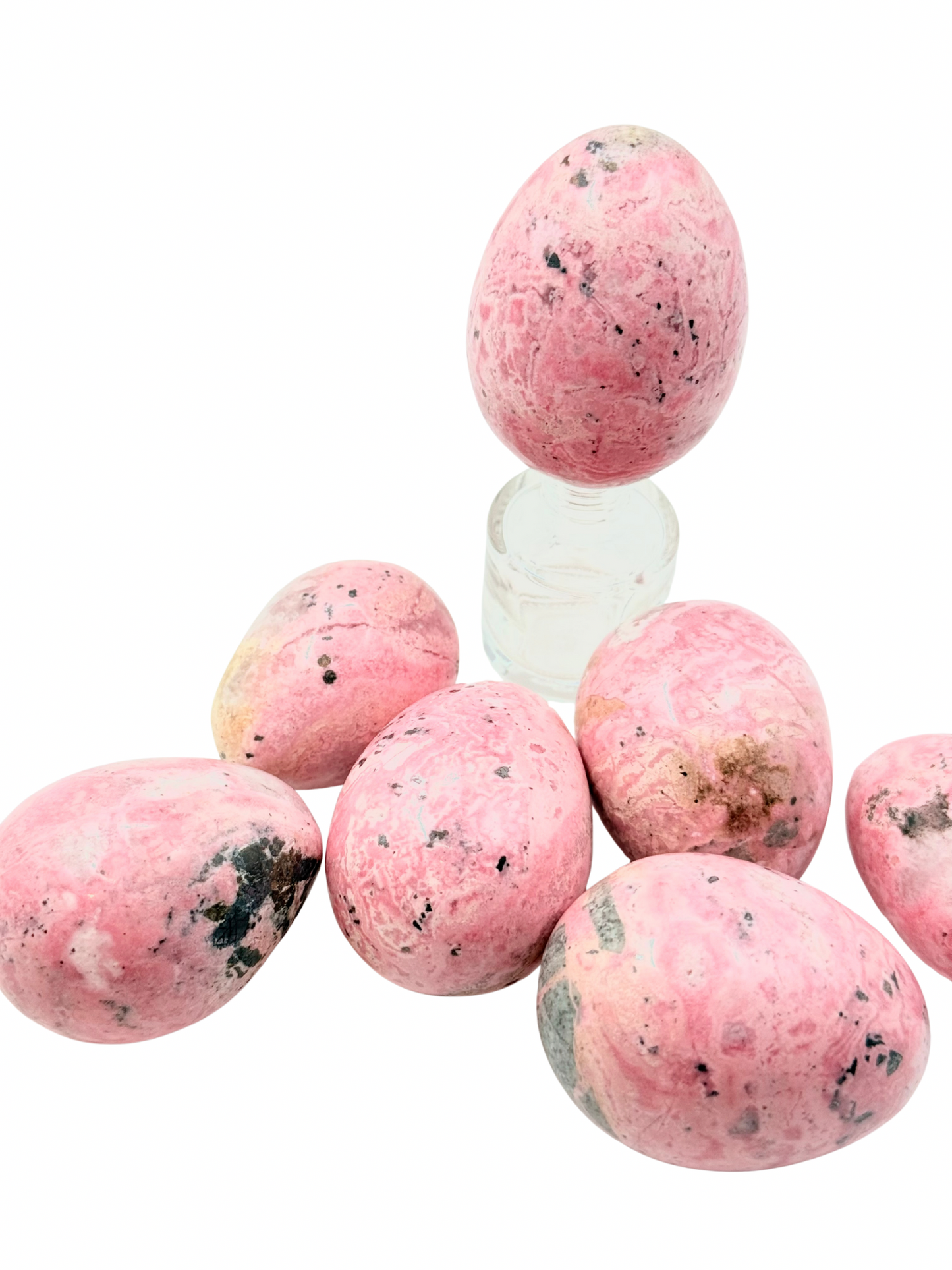 Rhodonite Yoni Egg – Healing Crystal Egg for Self-Love, Emotional Balance & Feminine Wellness