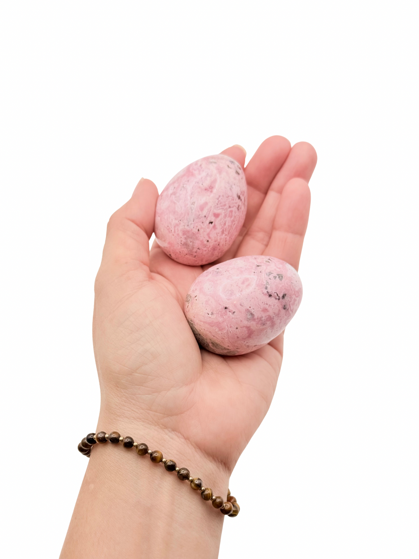 Rhodonite Yoni Egg – Healing Crystal Egg for Self-Love, Emotional Balance & Feminine Wellness