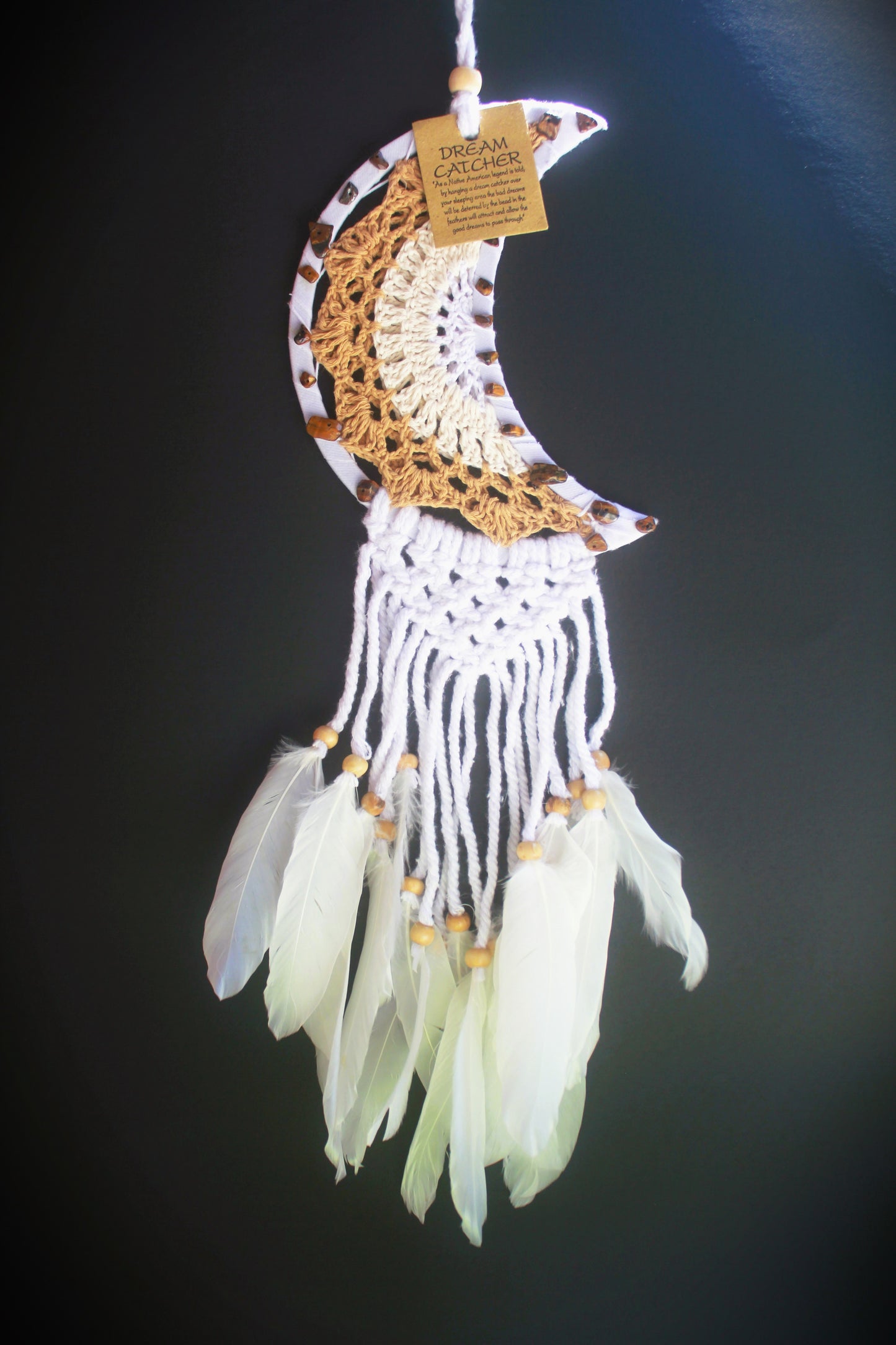 Native Dreamcatcher with Tiger's Eye
