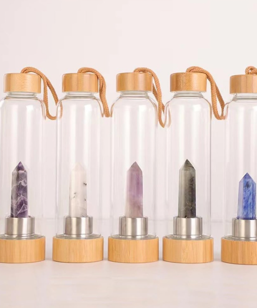 Bambus-Elixier-Obeliskenflasche