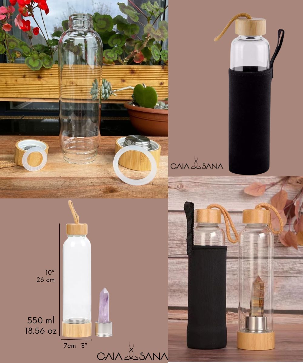 Bambus-Elixier-Obeliskenflasche