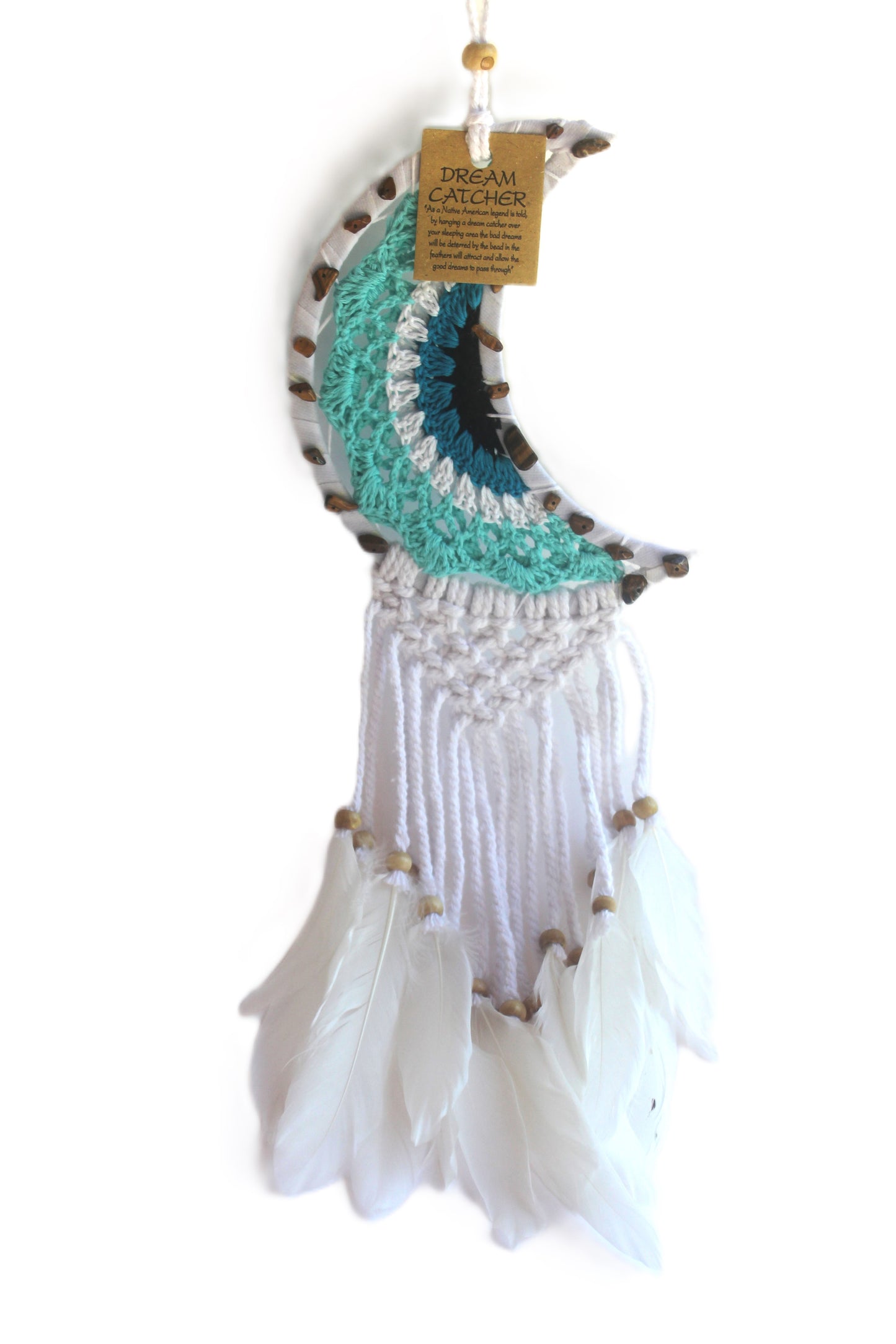 Aqua Moon Dreamcatcher