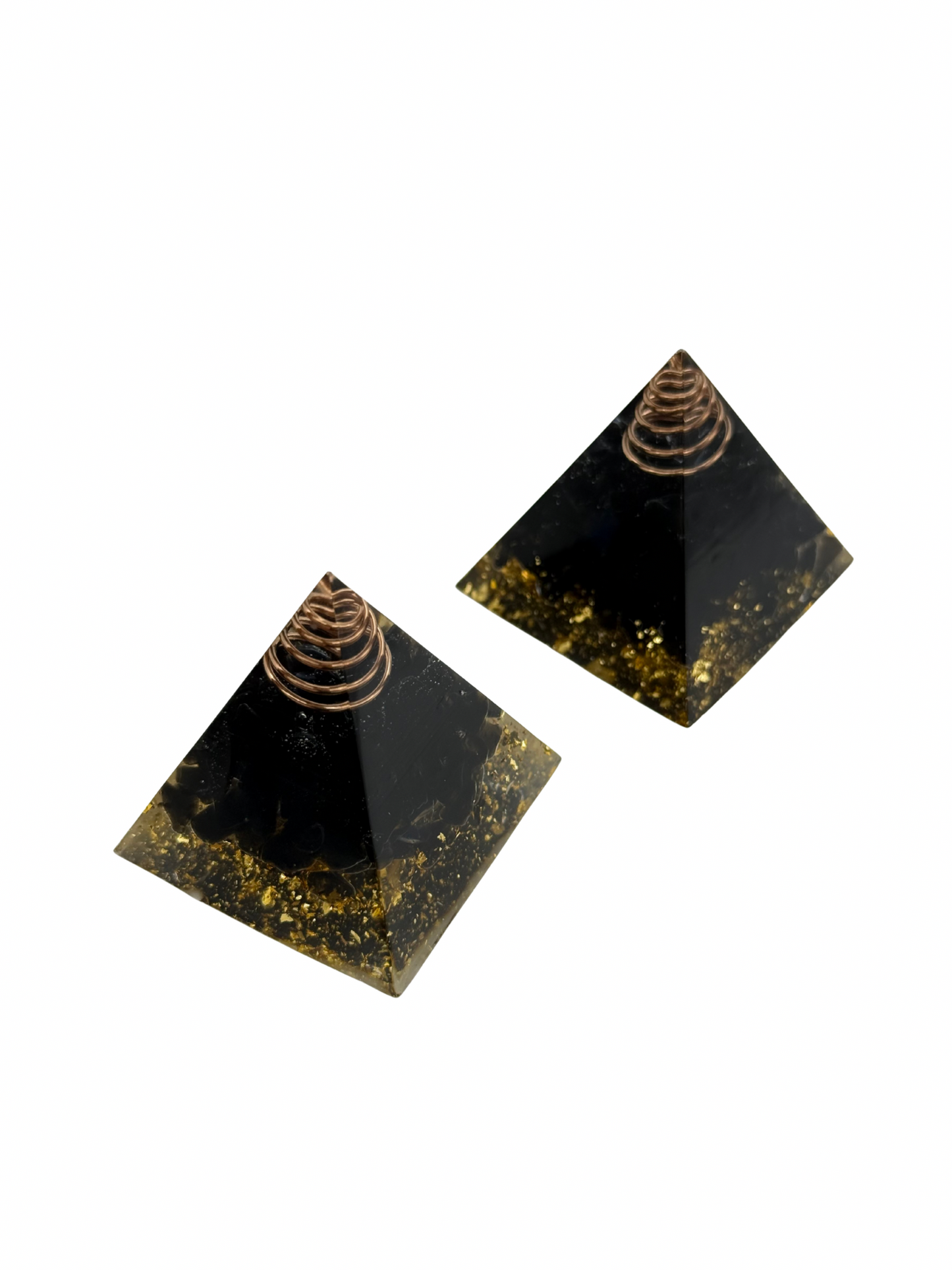 Obsidian Orgonite Pyramid