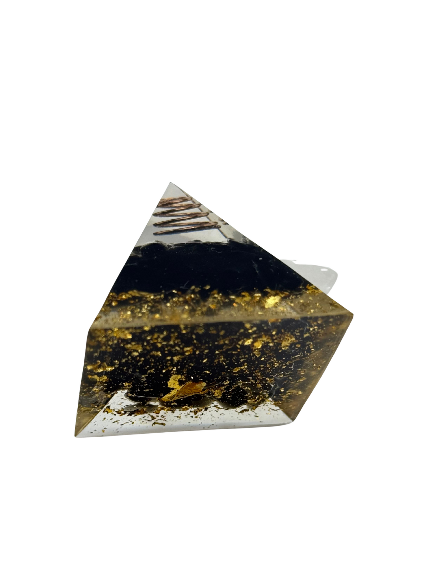Obsidian Orgonite Pyramid