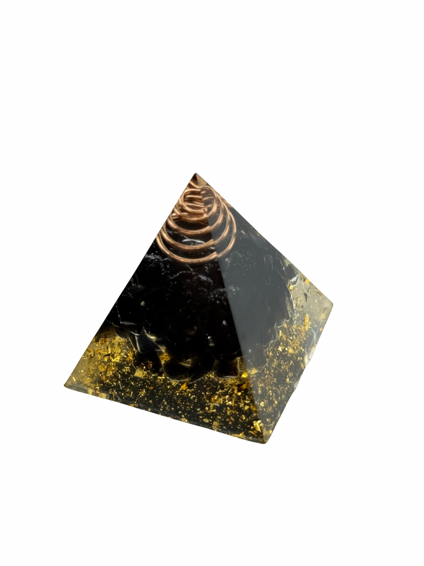 Obsidian Orgonite Pyramid
