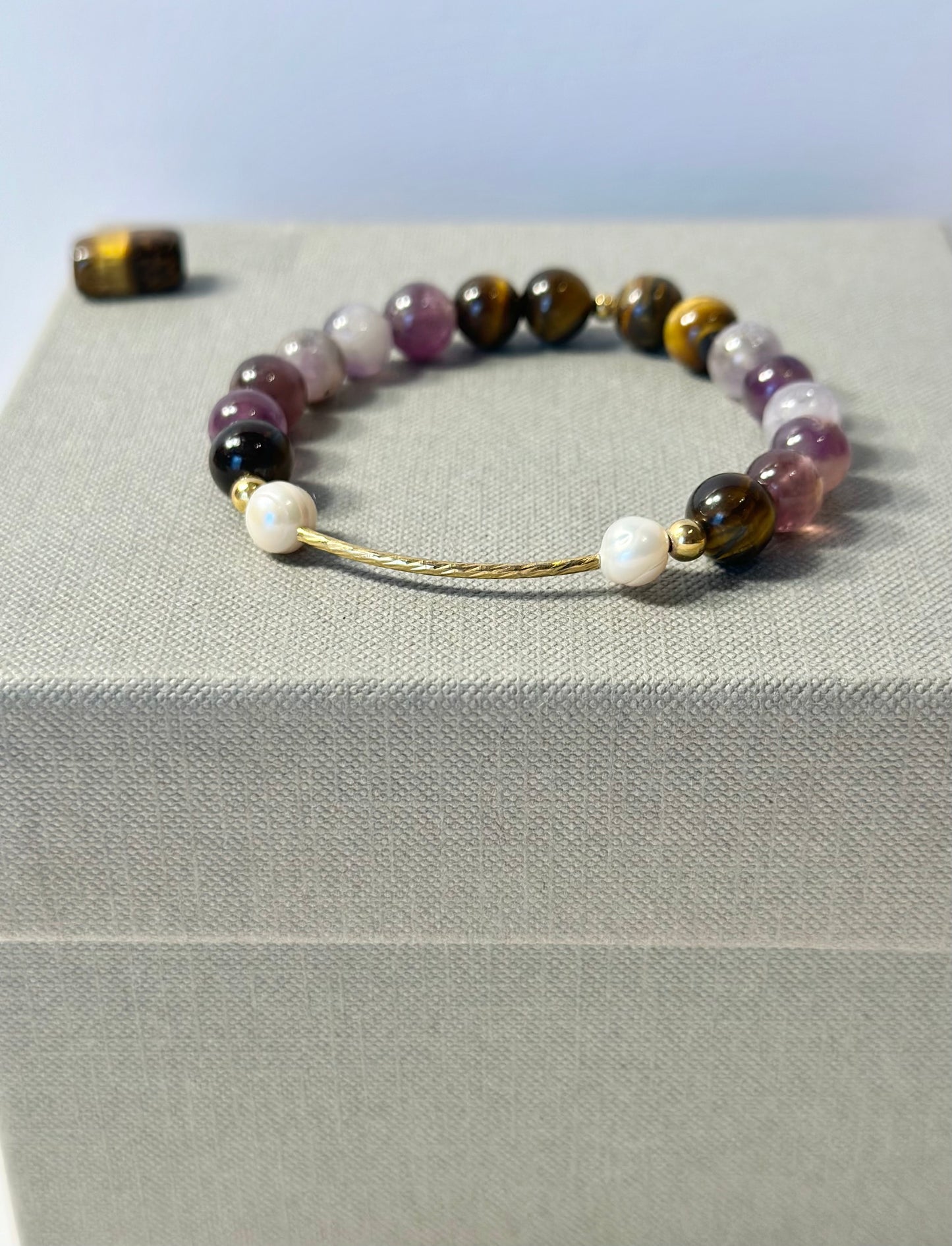 Perlen Amethyst Tigerauge