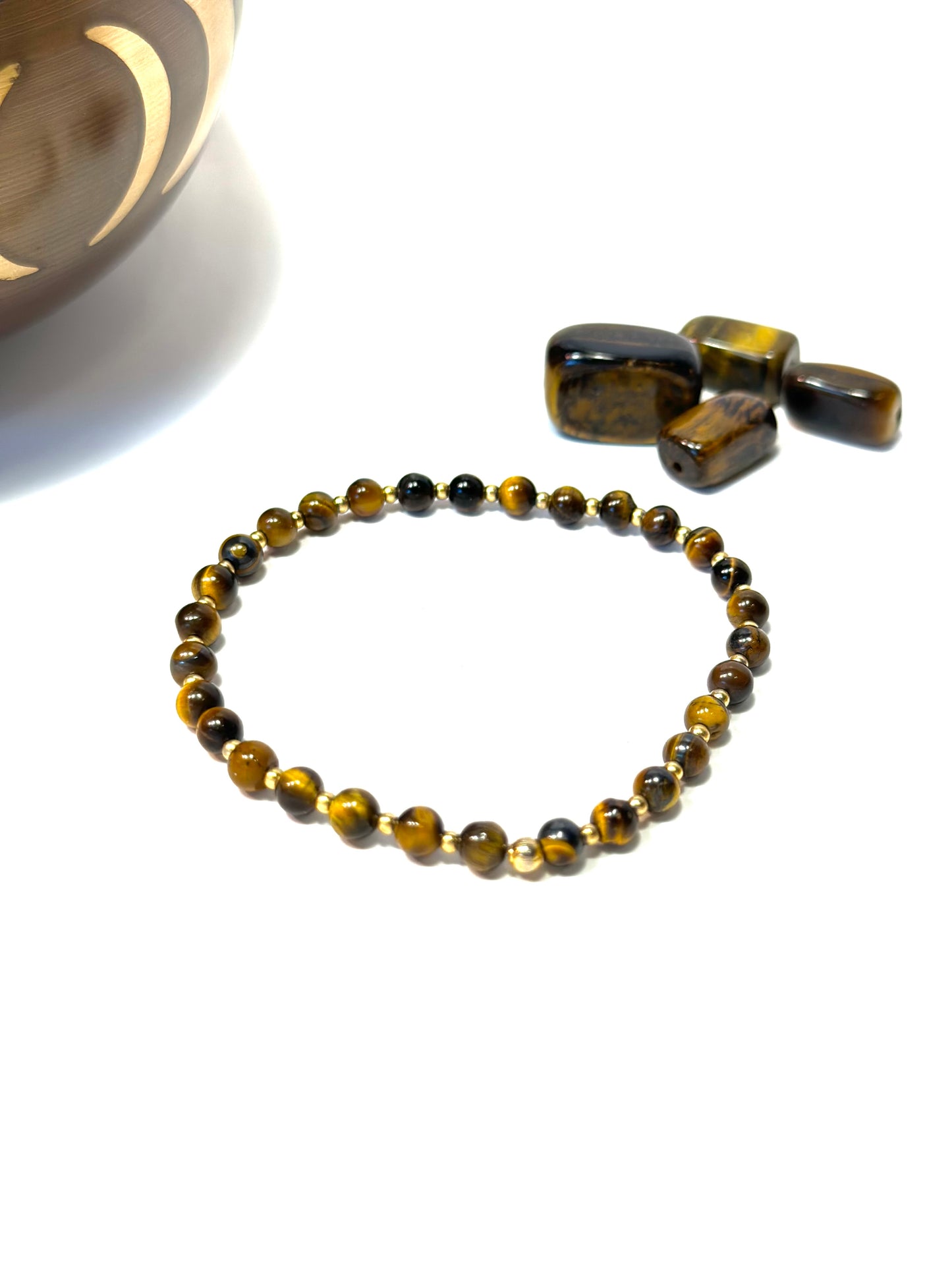 Kleines Tigerauge-Armband