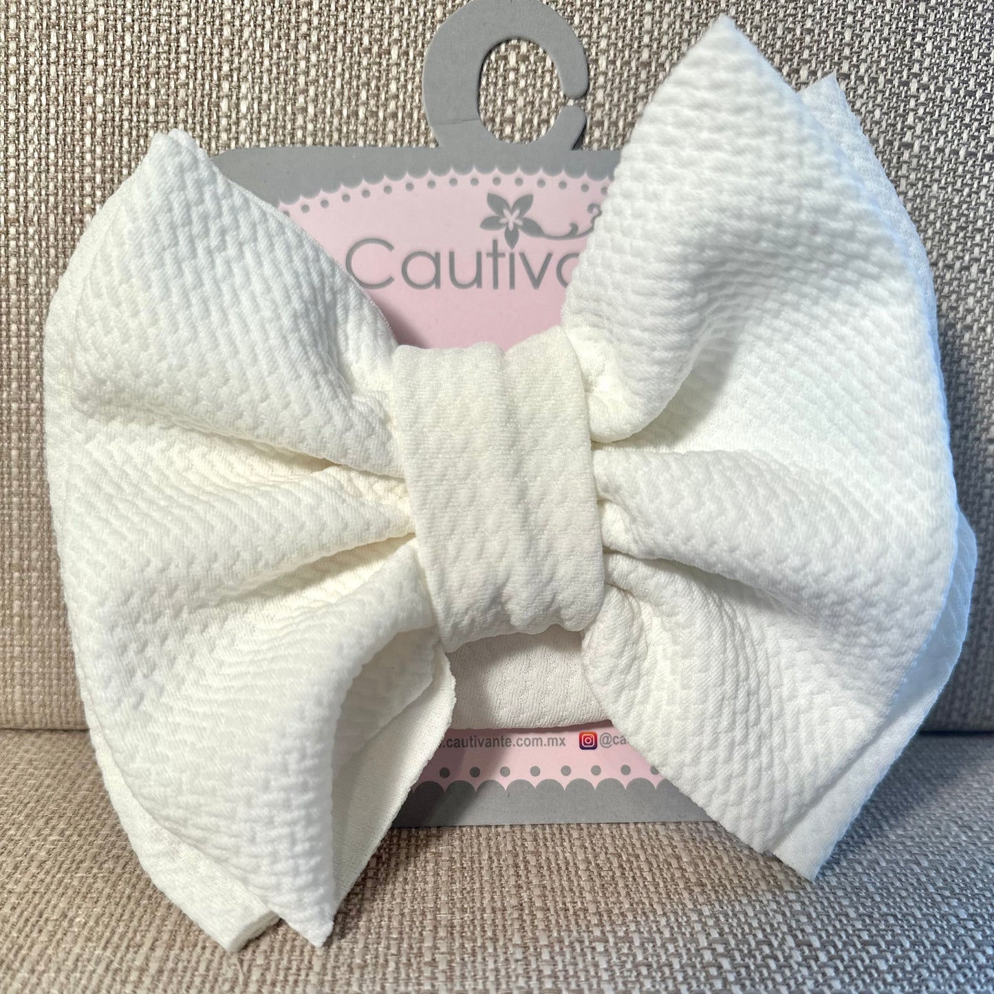 Basic Colors – Stirnband mit großer Schleife