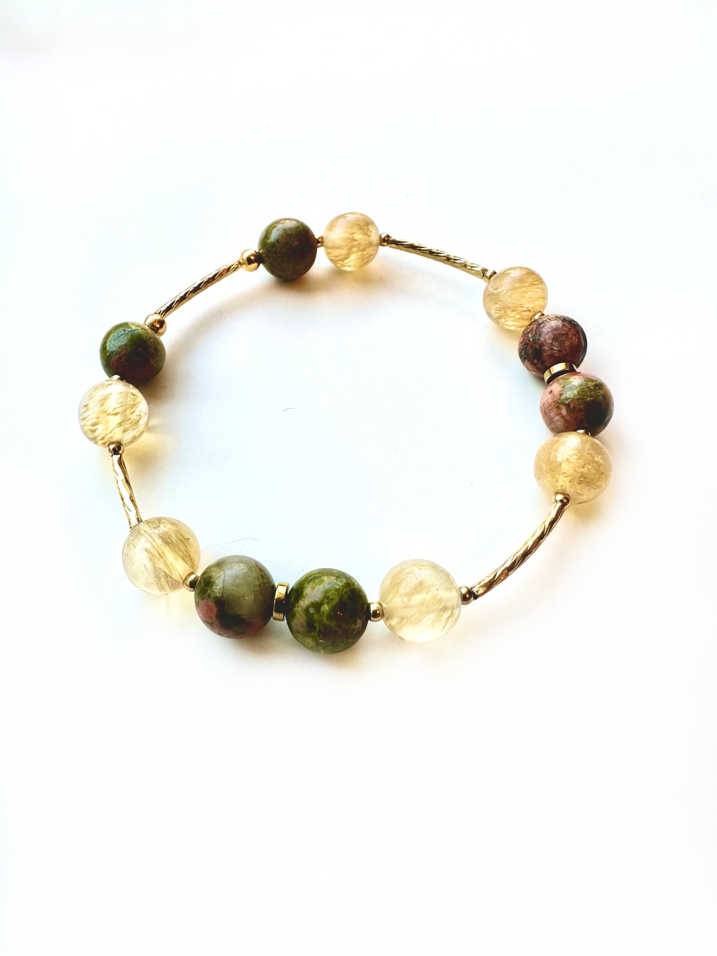 Unakit Citrin Armband