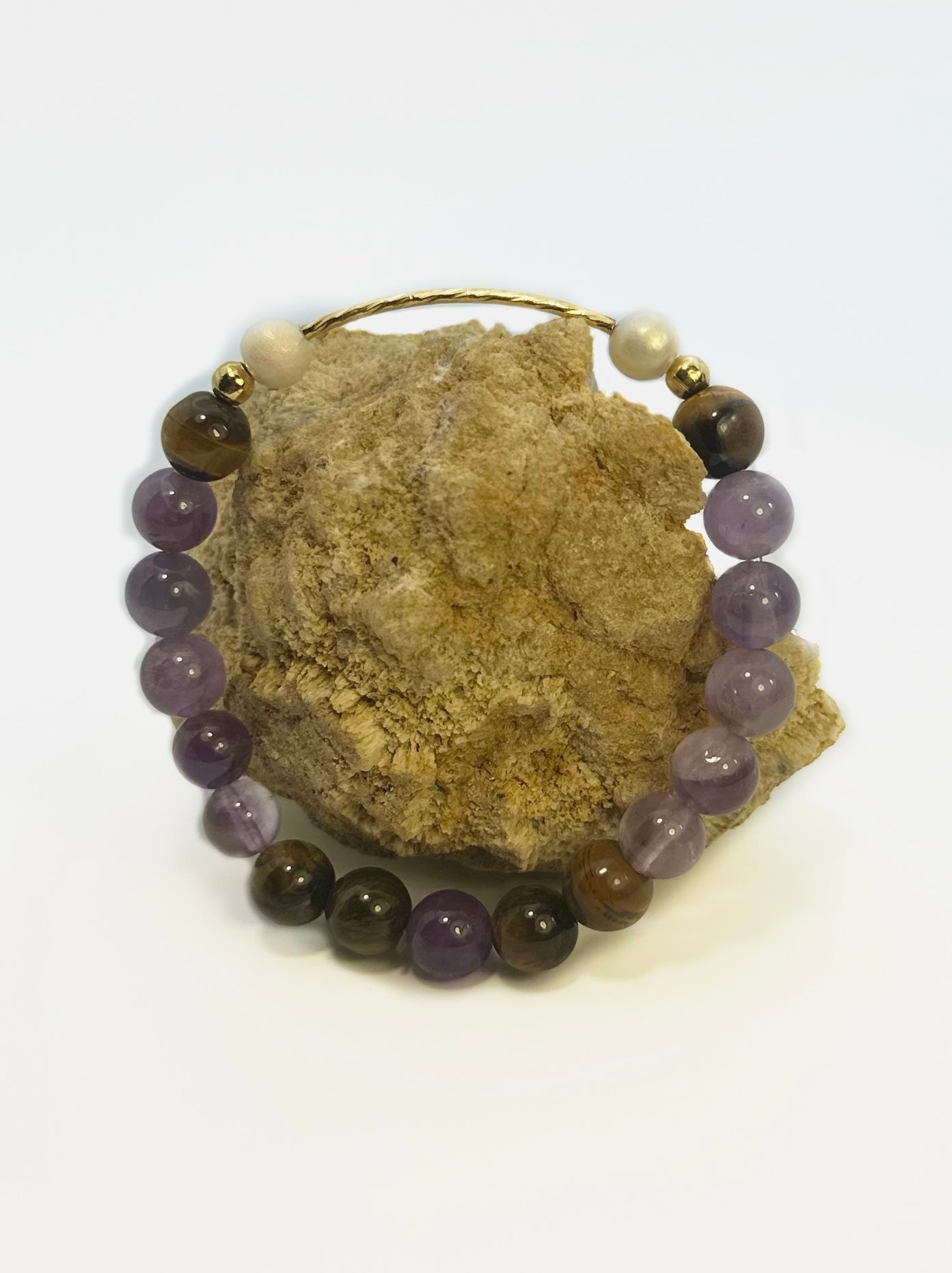 Perlen Amethyst Tigerauge