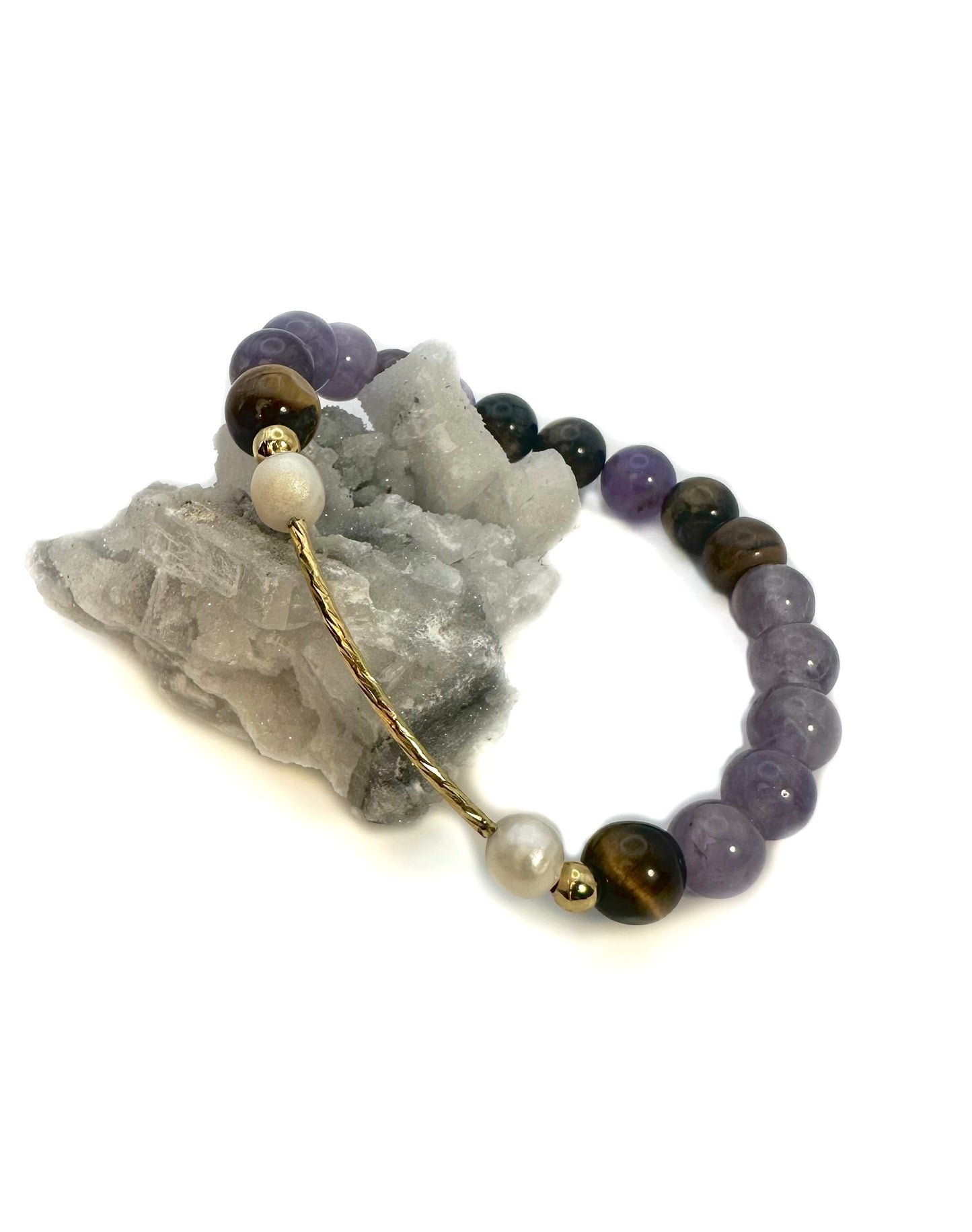 Perlen Amethyst Tigerauge