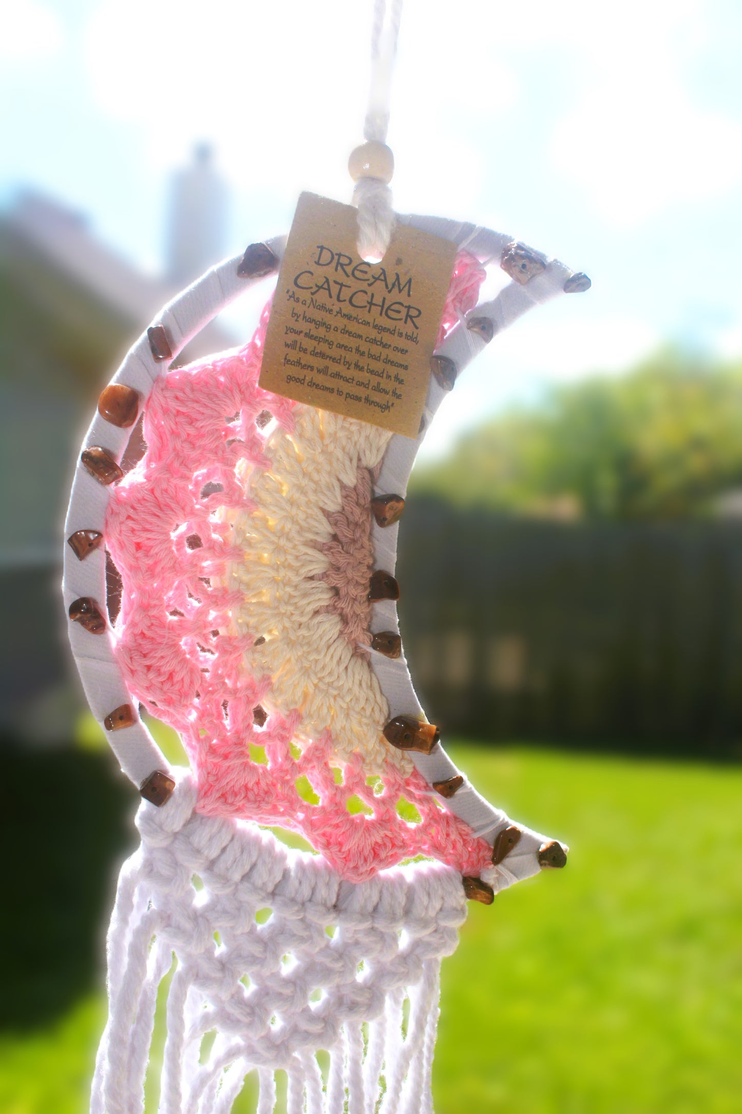 Crescent Moon Dreams Catcher