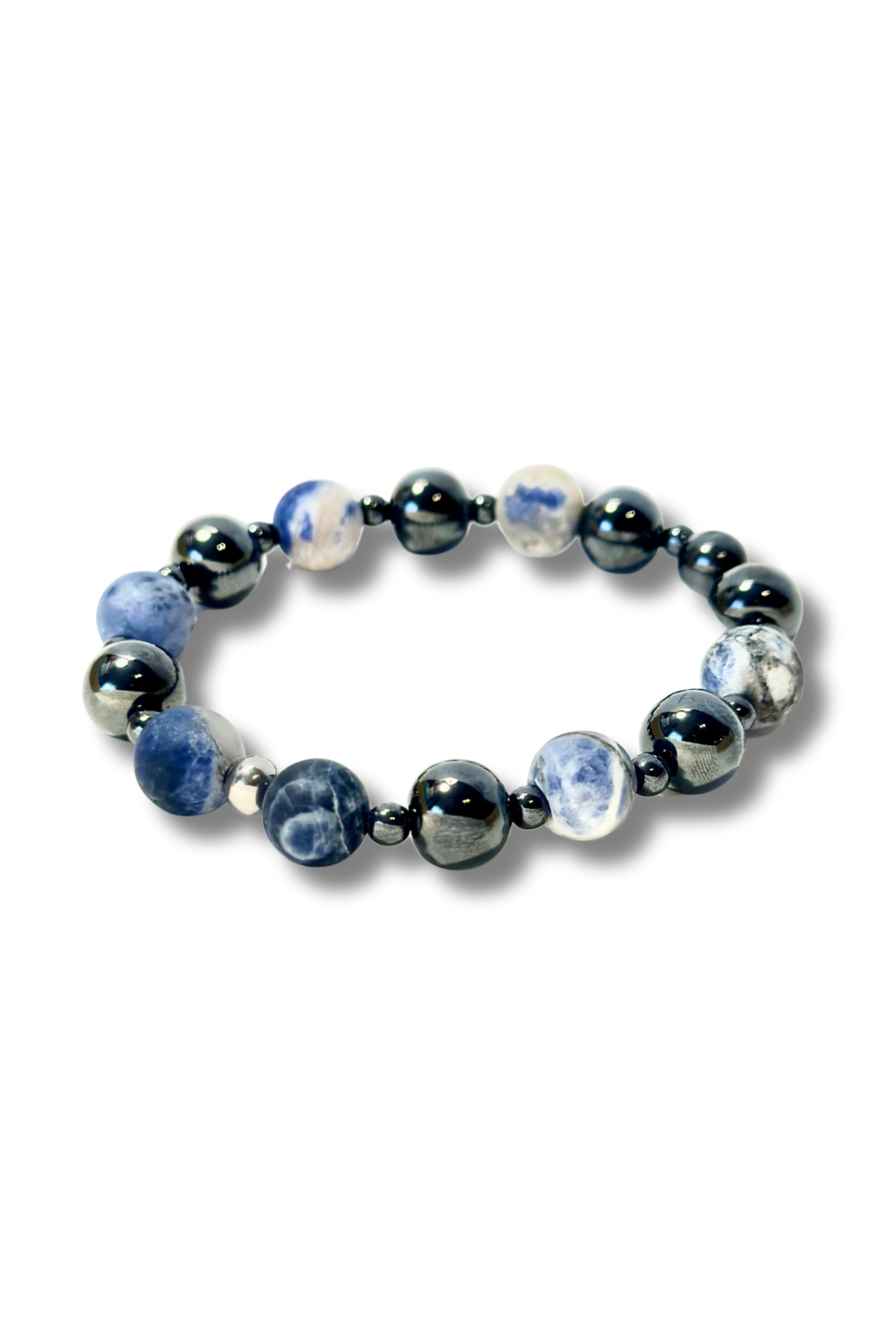 Soldalite-Hämatit-Armband