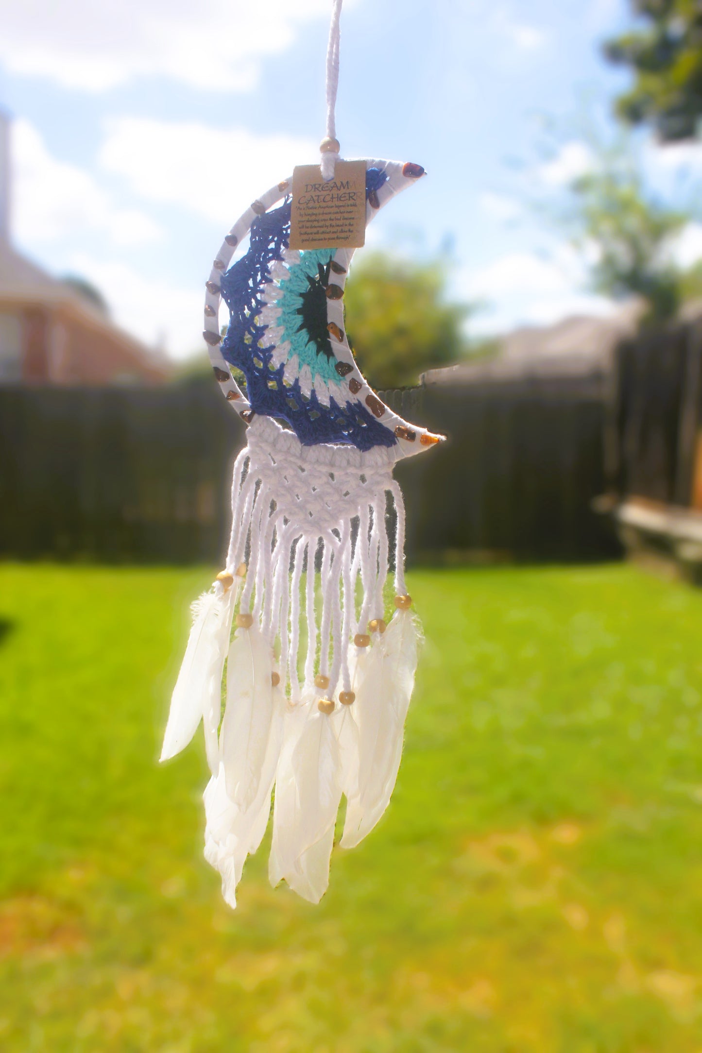 Feathers Moon Dreamcatcher