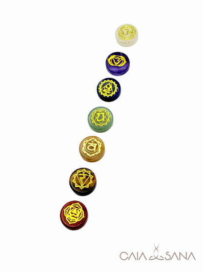 7 Chakra Healing Crystals Set – Natural Stones for Meditation, Reiki & Energy Balance