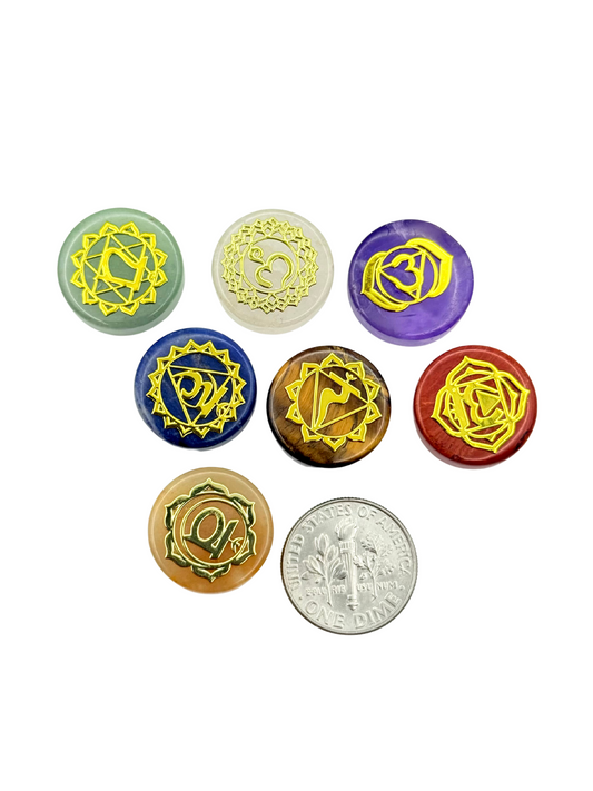 7 Chakra Healing Crystals Set – Natural Stones for Meditation, Reiki & Energy Balance