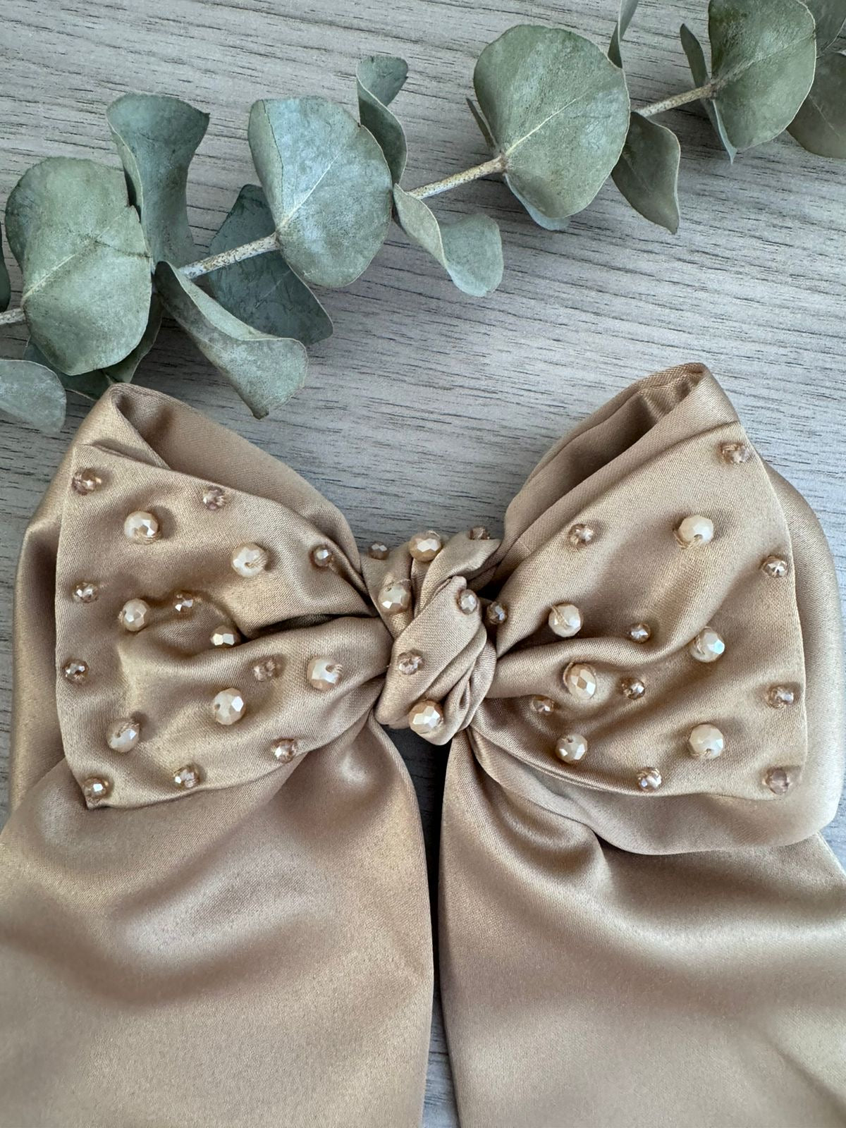 Cristals Gold Gala Bow