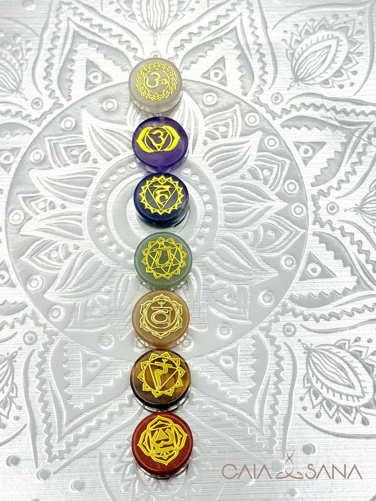 7 Chakra Healing Crystals Set – Natural Stones for Meditation, Reiki & Energy Balance
