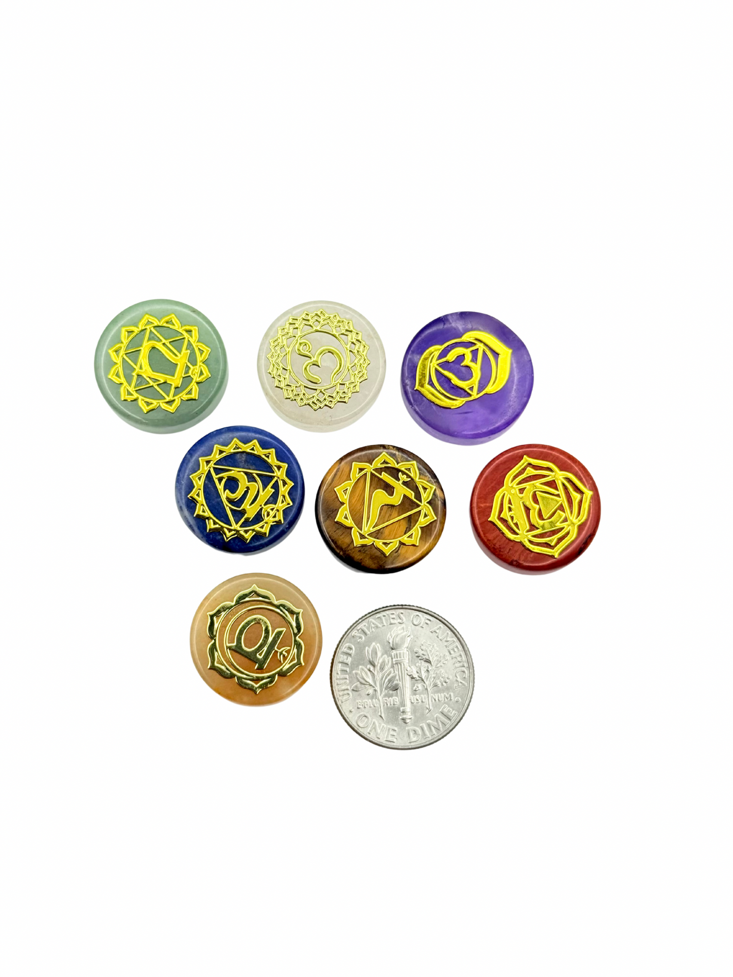 7 Chakra Healing Crystals Set – Natural Stones for Meditation, Reiki & Energy Balance