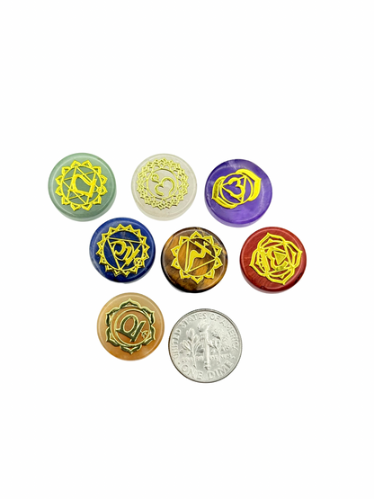 7 Chakra Healing Crystals Set – Natural Stones for Meditation, Reiki & Energy Balance