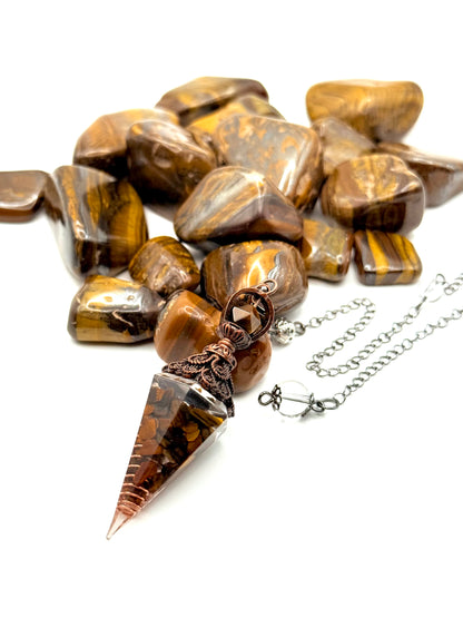 Tiger’s Eye Pendulum