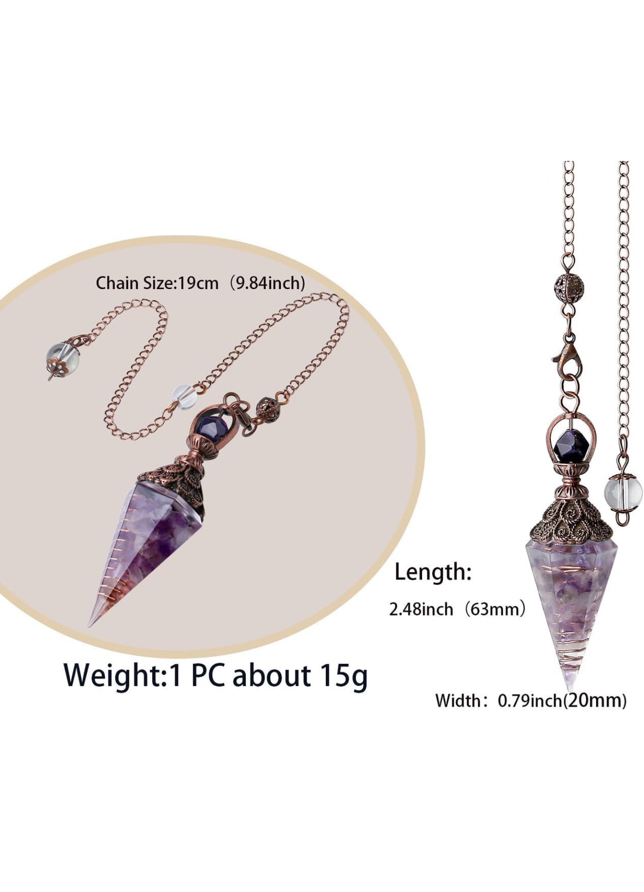 Amethyst Pendulum