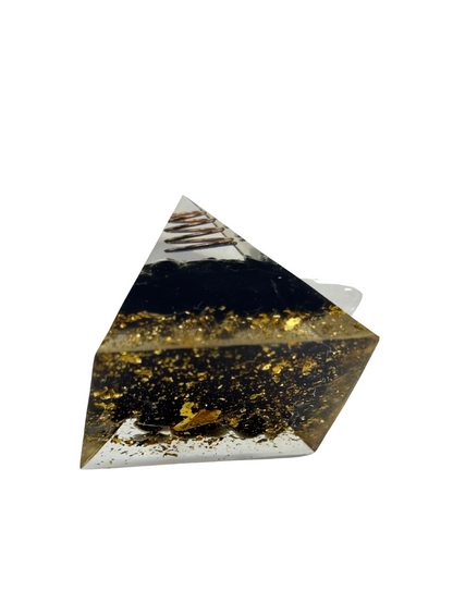 Obsidian Orgonite Pyramid