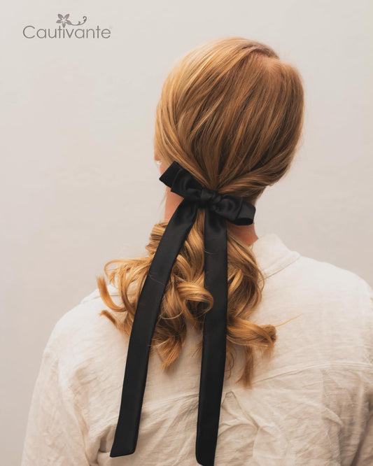 Subtle and Elegant Skinny Long Tail Bow