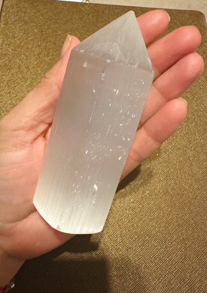 Selenite Obelisk