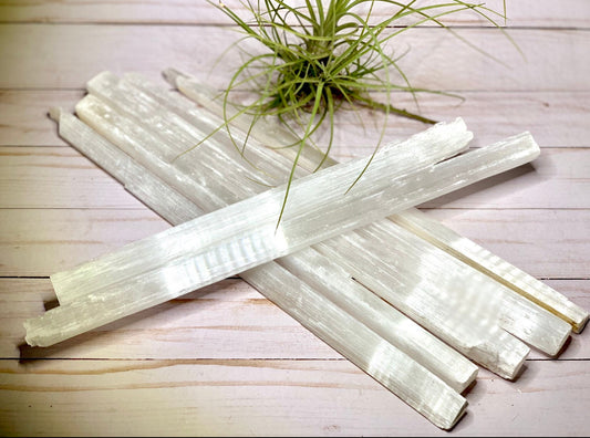 Raw Selenite wand