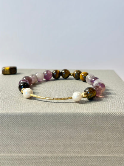 Pearls Amethyst Tiger’s Eye