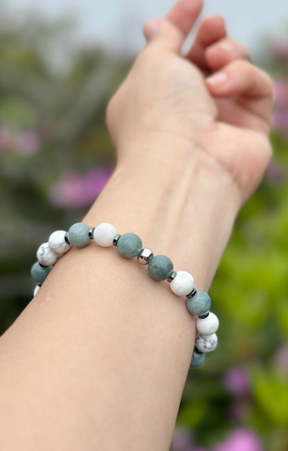 Howlite & Jade Persa bracelet