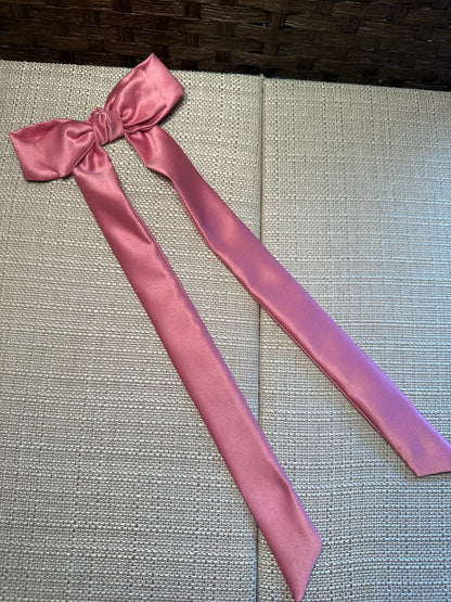 Subtle and Elegant Skinny Long Tail Bow