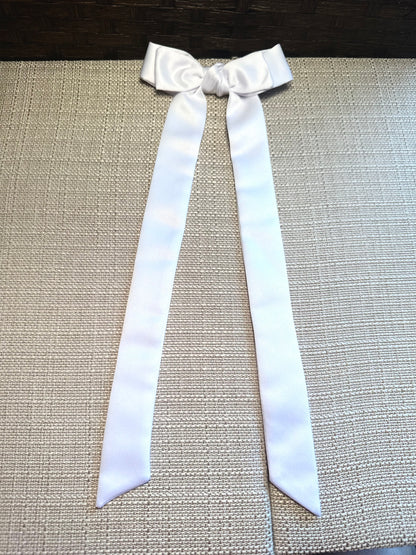 Subtle and Elegant Skinny Long Tail Bow