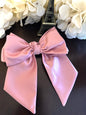 Rose Satin Hair Bow