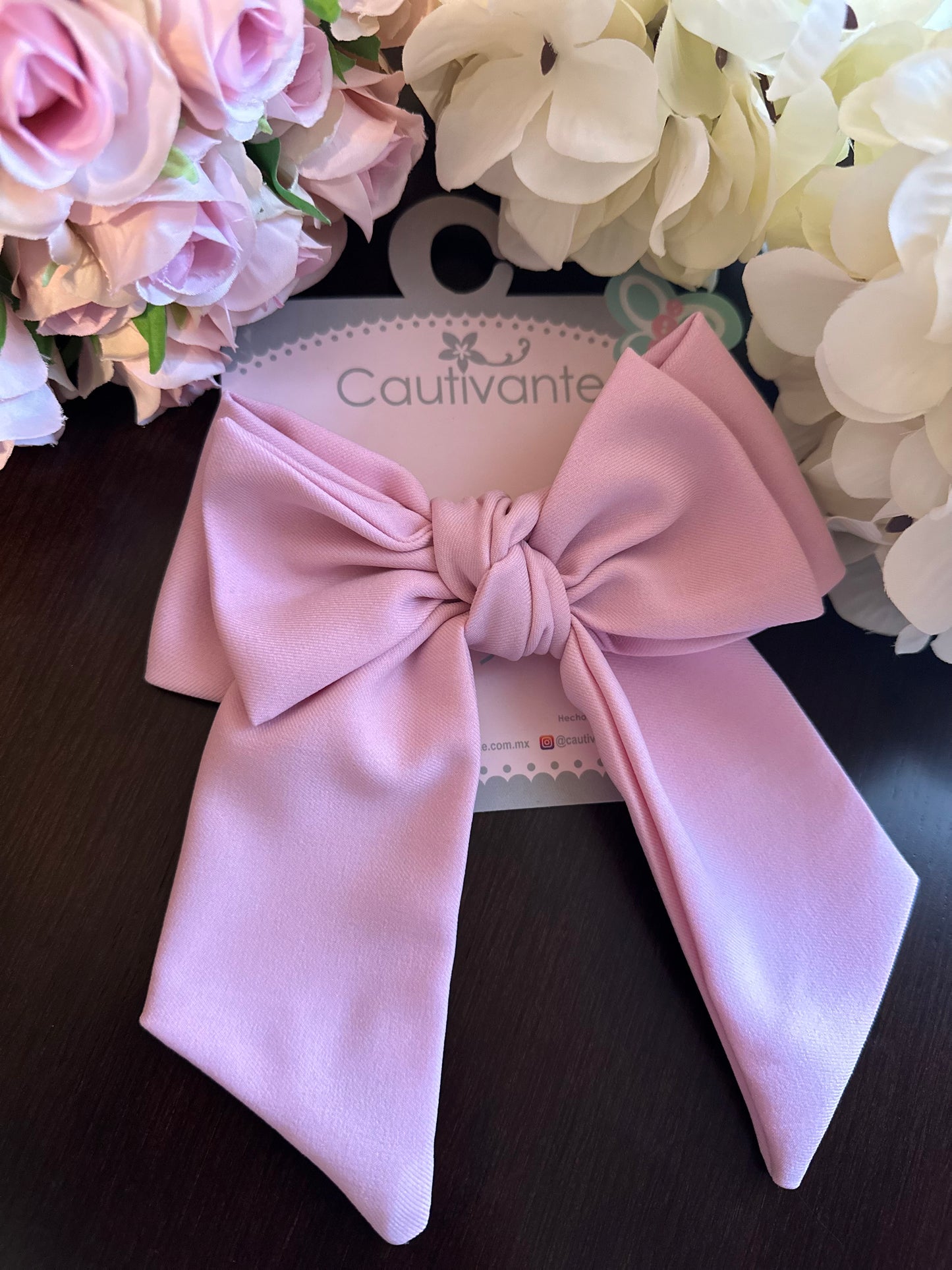 Beauty in Pink Matte Hair Bow