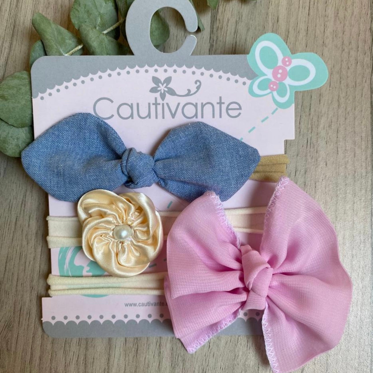 Boho bow Headband 3 pack