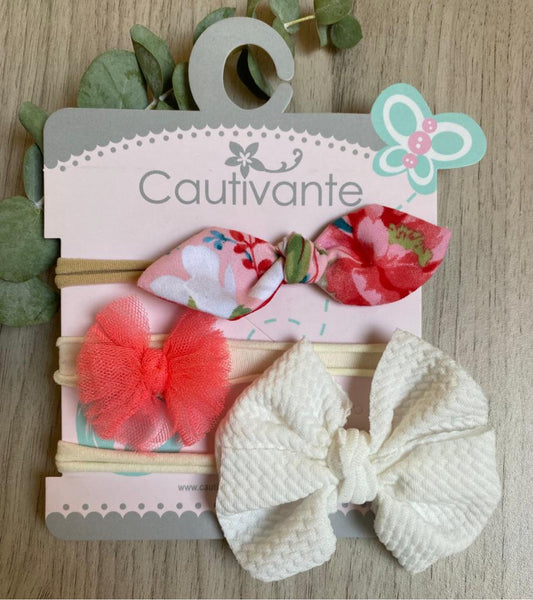 Chic baby bow Headband 3 pack