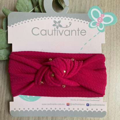 Knot Magenta Headband