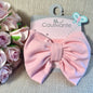 Ballet Pink lines Bow Headband