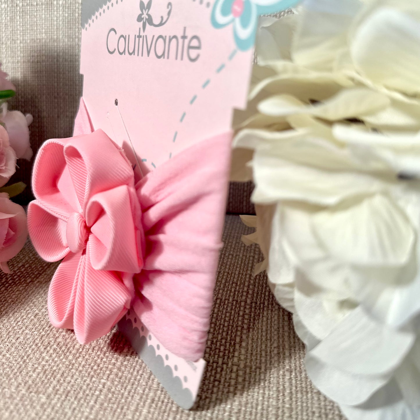 Daisy Pink Baby Headband