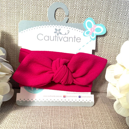 Magenta Baby Bow Headband