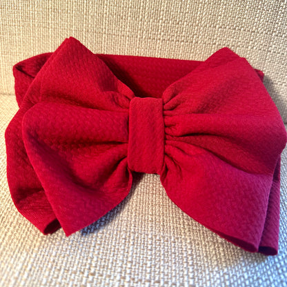 Basic Colors Big Bow Headband