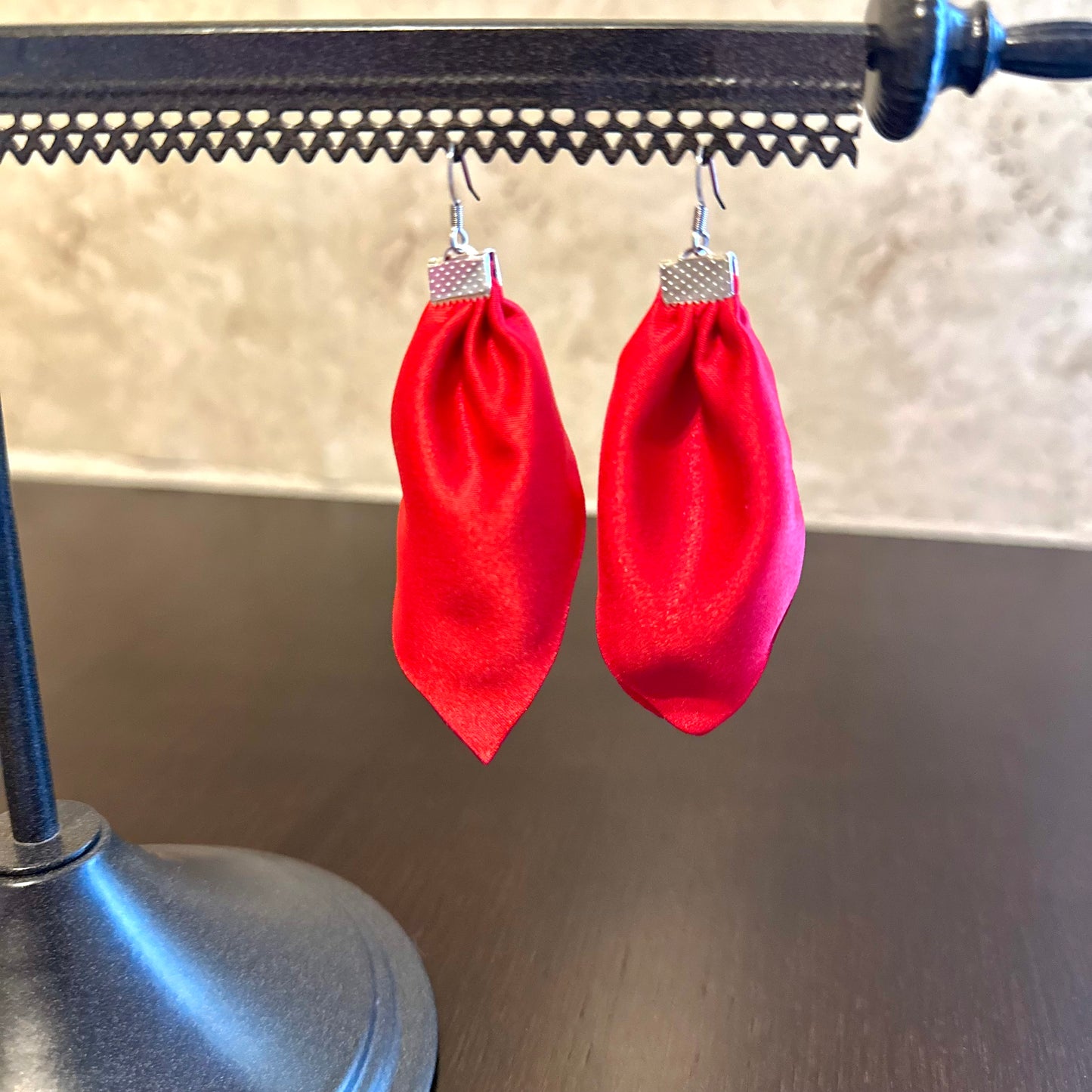 Red Leaves Earrings