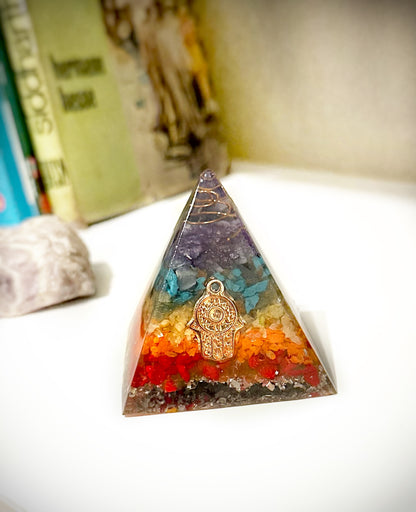 Orgonite Pyramids Sevent Chakras