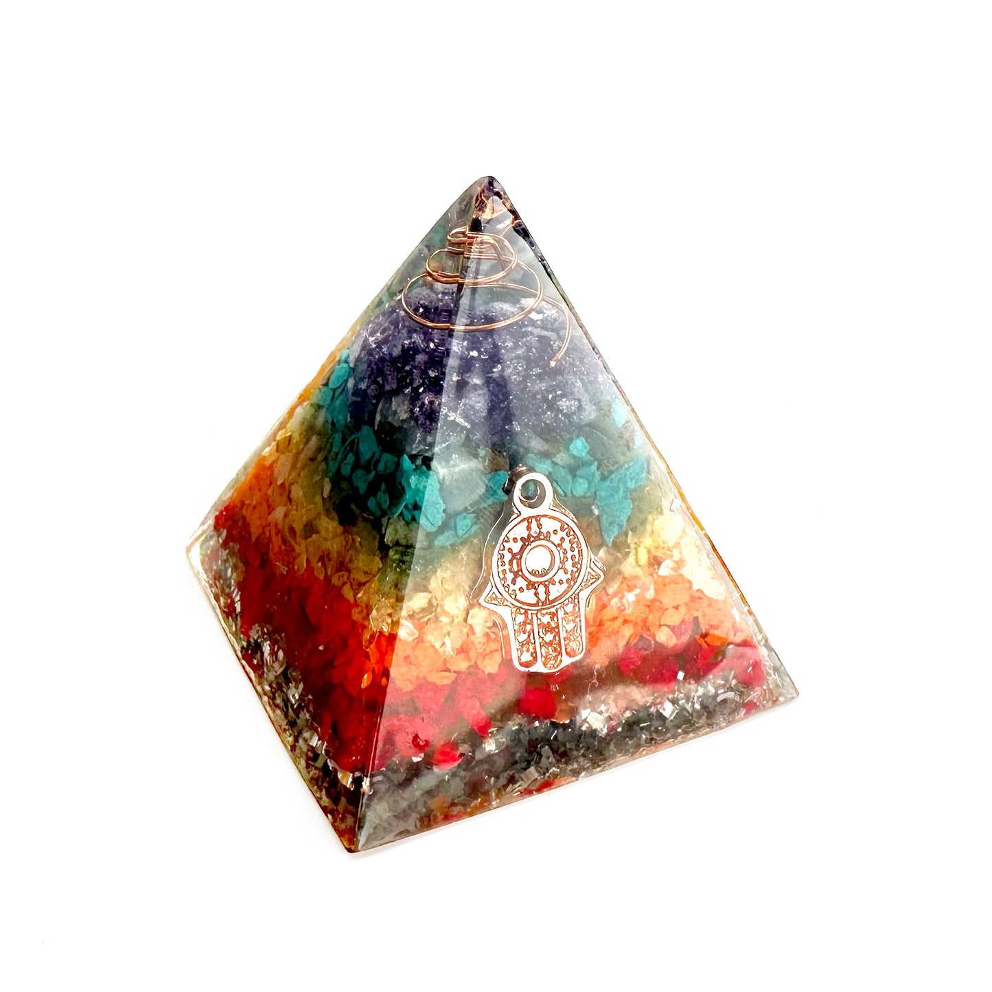 Orgonite Pyramids Sevent Chakras