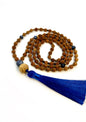 Earth & Sky 108 Rudraksha-Sodalite Mala