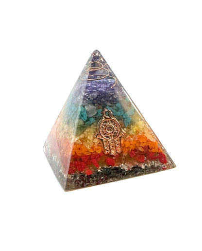 Orgonite Pyramids Sevent Chakras