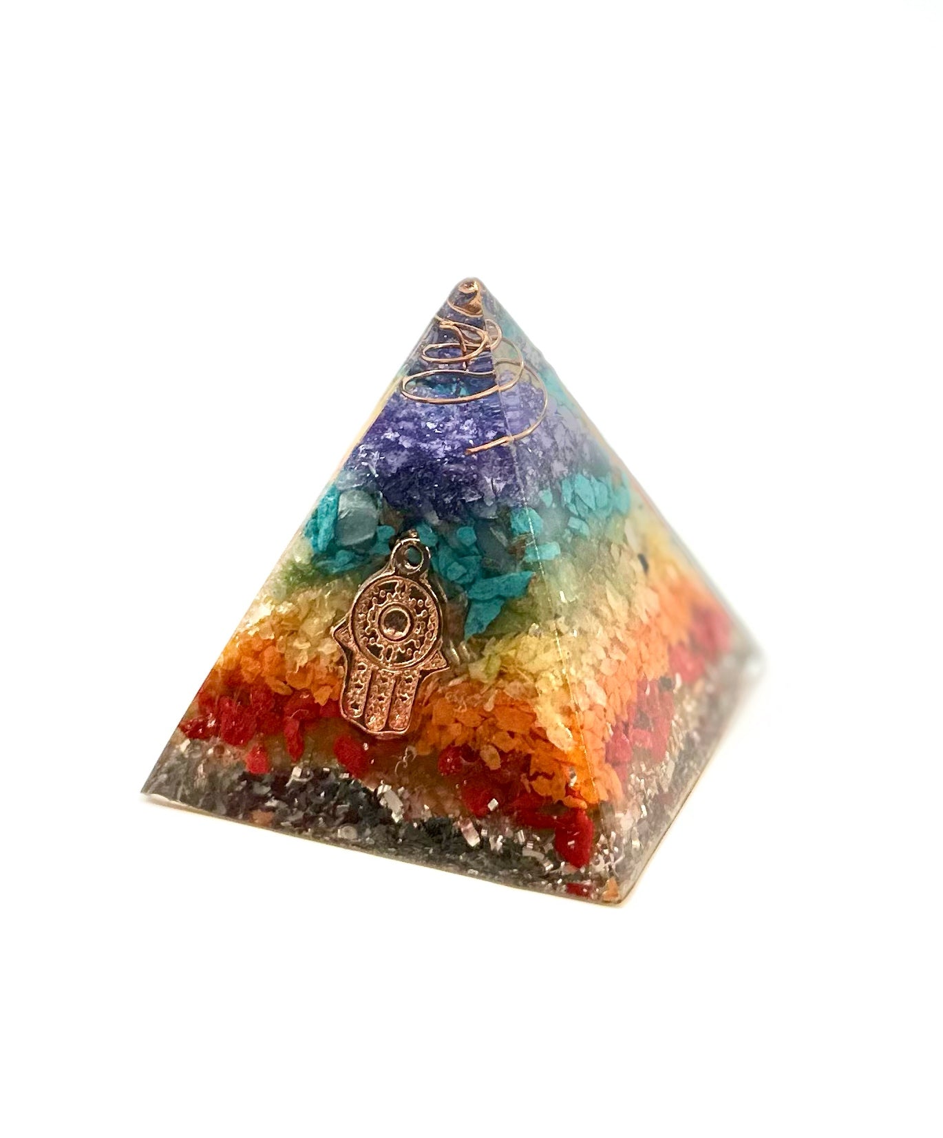 Orgonite Pyramids Sevent Chakras